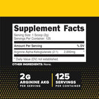 PrimaForce AAKG Arginine Powder, 250 grams (L-Arginine and Alpha-Ketoglutarate Acid) Premium Workout Supplement, Non-GMO, Vegan, Gluten Free