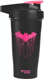 PerfectShaker ACTIV DC Comics & Justice League Series | Leak-Proof, BPA-Free, Shatter-Resistant | ActionRod Mixing Technology for Smooth Blends | Gym, Fitness & Sports Shaker - 28oz (Batgirl)
