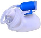 Urinals for Men, 2000ML Portable Urinal for Men Spill Proof Urine Bottles for Men Men's Potty Pee Bottle with 51" Long Tube with Lid for Home Hospital Car Travel Bedside Use