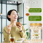 6oz Freeze Dried Tofu Cubes – Delicious Dehydrated Tofu, Ready to Eat Non-GMO Resealable Can, Instant Vegan Food for Ramen Toppings, Miso Soup, Hiking & Emergency Keto Meals