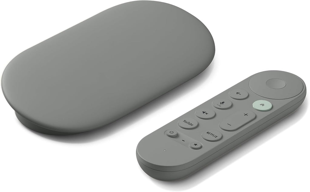 Google TV Streamer 4K - Fast Streaming Entertainment on Your TV with Voice Search Remote - Watch Movies, Shows, Live TV, and Netflix in 4K HDR - Smart Home Control - 32 GB of Storage - Hazel