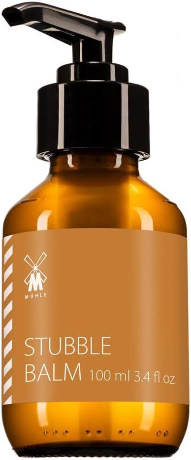 MHLE Stubble Balm, 100ml | Fresh Bergamot & Cedarwood Fragrance | Nourishing Skin Gel | Natural Beard Care | Perfect for Shorter Hair | Luxury Men's Grooming