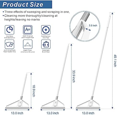Magic Broom, Multifunction Sweeper Household Magic Broom Sweeper with Long Handles