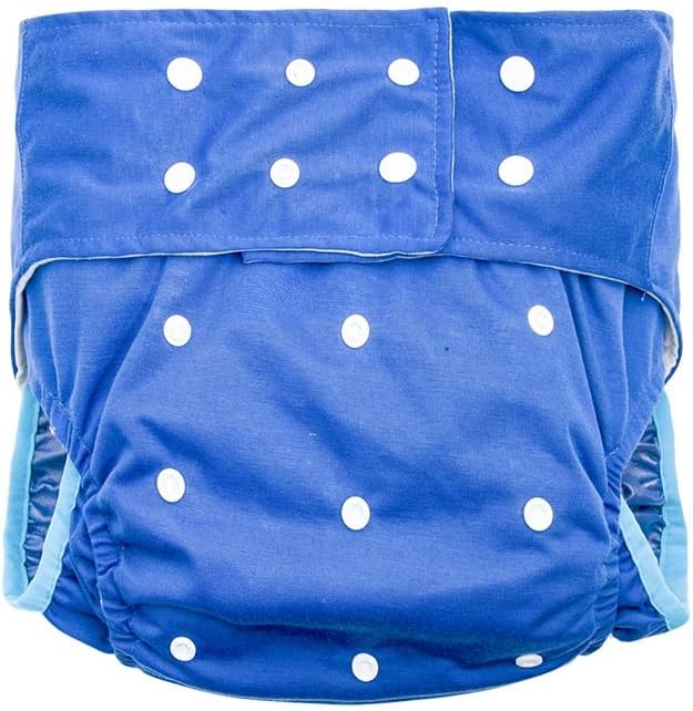 Incontinence and Disability Care Cloth Diapers, Reusable Adjustable Size Breathable Leakfree Pocket Diaper (Color : F, Size : Medium)