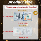 Morofme 30pcs Mini Edible 100 Dollar Bill Cake Cupcake Toppers Small Edible Money Cake Topper Edible Money Image Wafer Paper Cake Decorations Precut Fake Money for Birthday Party Supplies