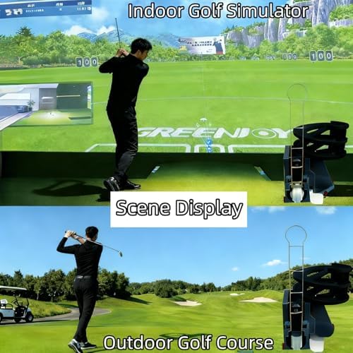 Range Reload Golf Ball Dispenser-Automatic Golf Ball Tee Up Machine for Driving Range & Home Use, No Electricity Required