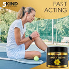 5kind Extra Strong Arnica Cream for Bruising and Swelling 10.1 Fl Oz - Arnica Bruise Cream Extra Strength Fast Healing Thin Skin - High Concentration Arnica Montana Extract for Bruises-Natural Formula