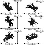 Bullring cowboy Cupcake Toppers Set Spain Matador Theme man Boys Birthday Party Decorations - Set of 18