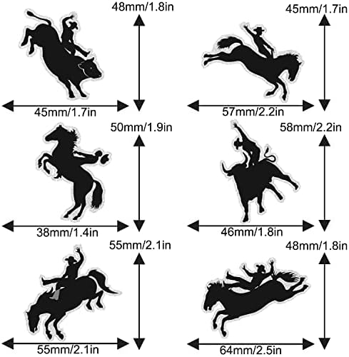Bullring cowboy Cupcake Toppers Set Spain Matador Theme man Boys Birthday Party Decorations - Set of 18