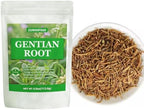 Dried Gentian Root (Long Dan Cao) - 4oz (113g) | Tradditional Bitter Herbal Tea, Non-GMO