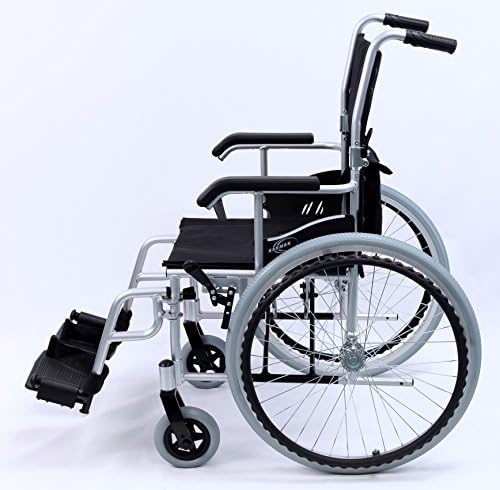 Karman LT-980-SI 24 Pound Ultra Lightweight Wheelchair, Silver,16x18x19 Inch (Pack of 1)