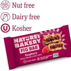 Nature’s Bakery Whole Wheat Fig Bars, Raspberry, Real Fruit, Vegan, Non-GMO, Snack bar, 1 box with 12 twin packs (12 twin packs)