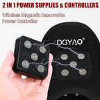 Cordless Red & Infrared Light Therapy for Hand Pain Relief Device with 660nm Red 850nm Infrared Light with 4000mAh Battery Portable Pad for Hands Fingers Wrist Joint Stiffness Treatment Gloves