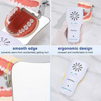 Dental Photography Mirrors Anti Fog, Pofessional Dental Mirror for Teeth Fog Free with Fan and LED, Dental Mirror with Light for Inside Mouth