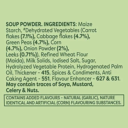 Knorr Classic Mixed Vegetable Soup Mix 40g, Serves 4 (5-pack)