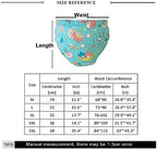 Can Be Reused Permanent Washable Adult Baby Potty Diaper Training Underwear ABDL Incontinence Waterproof Training Incontinence Booster Pads Pants 2 Packs (Pink & Blue, XL)