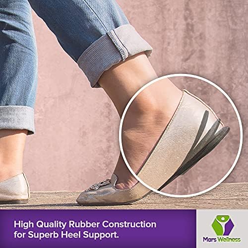 Premium Adjustable Orthopedic Heel Lift - Made in The USA - for Heel Pain and Leg Length Discrepancies - Medium Pack of 2 Brown