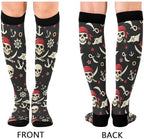 Pigsaly Ceramic Mugs Coffee Cups Womens Knee High Socks Love Compression Socks Athletic Tube Sock Outdoor Sport Socks