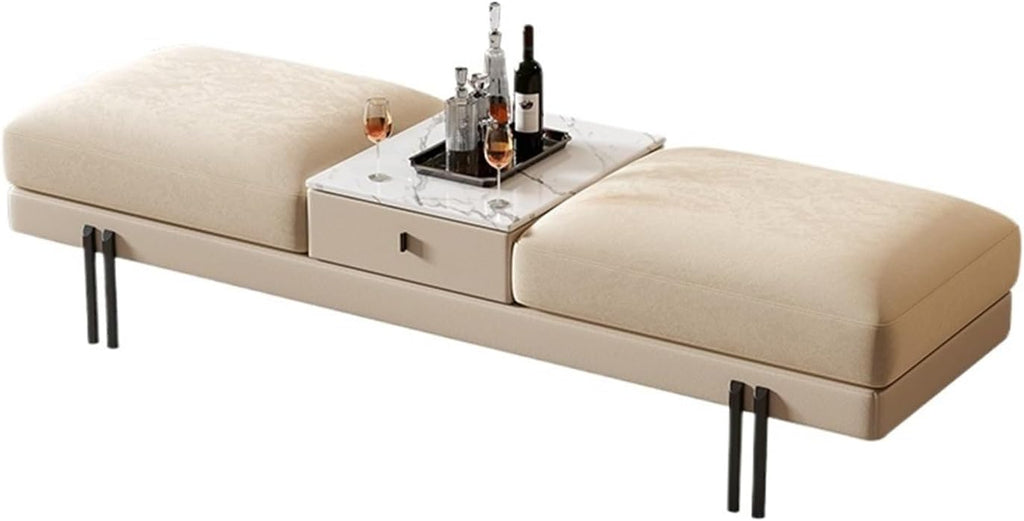 uP9sF2mD Bench for Bedroom Bedroom End of Bed Storage Bench, Upholstered Velvet Metal, Window Seat Fireplace Toy with Drawer for of and Living Room End of Bed Bench(Beige,180 * 45 * 45cm)