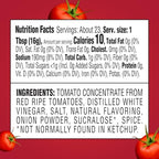 Heinz Tomato Ketchup with No Sugar Added, 13 oz Bottle