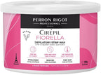 Cirepil - Fiorella - 400g / 14.11 oz Soft Wax Tin - Fresh Peony Scent & Rosin-Free Formula - Beginner-Friendly Strip Wax for Face & Body - Low Temp Refill Tin, Strips Needed