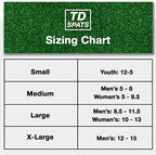 TD Spats Football Cleat Covers - Premium Wraps for Cleats | for Football, Soccer, Field Hockey, or Turf