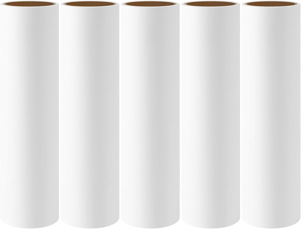 9 inch Lint Roller Refills Only Compatible with Spotty Supersize Extra Sticky Adhesive Lint Roller Refill Pet Cat & Dog Hair Remover for Clothes and Furniture, Pack of 5 Refills, 300 Sheets Total