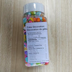 Easter Sprinkles Rabbit Bunny Carrot Edible Sugar Pearls for Cake Decorating Easter Cupcake Cake Toppers Baking Cookie Pearl Cake Decorations Valentine's Day Halloween Supplies
