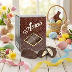 Asher's Chocolates, Smaller Chocolate Covered Eggs, Individually Wrapped 1oz Eggs Covered in Chocolate, Spring Collection of Easter Eggs, Small Batches of Kosher Chocolate, Family Owned Since 1892 (6 Eggs, Dark Chocolate, Petite Coconut Cream)