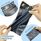 Sanitary Napkin Disposal Bags, Feminine Personal Bags, 100 pcs Grey, Self Seal, Disposable for Tampons, Sanitary, Pads, Liners