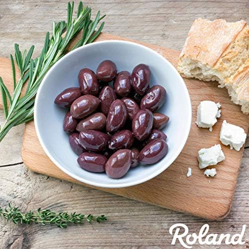 Roland Foods Whole Pitted Kalamata Olives From Greece, Specialty Imported Food, 4.4 Pound, Pack of 1