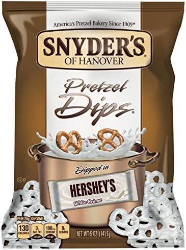 Snyder's of Hanover Pretzel Dips, Hershey's White Creme, 5 oz