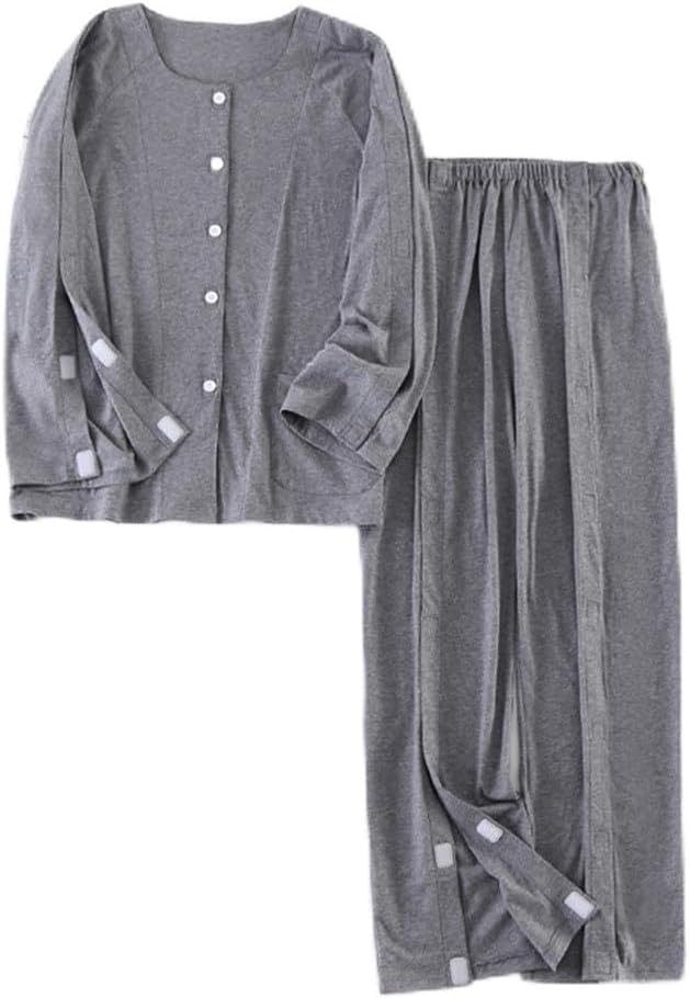 Bedridden Patient Clothing,Cotton Patient Nursing Suit,Patients Pajamas,Tear Away Pants,Disability Clothing