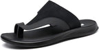 CLSQLXYJZC Men's Orthopedic Closed Toe Sandals Shoes, Summer Fashion Breathable Bunion Slip-On Corrector Sandals for Mens, Casual Non- Slip Hallux Valgus Open Toe Flip Flops, for Papa Husband