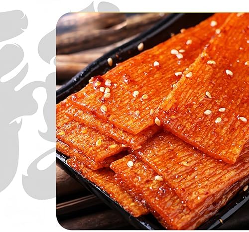 Spicy Strip Small Gluten Latiao - Chinese Special Classic Handmade Gluten Latiao Snack Food Delicious Snacking for Holiday gift Fragrant Spicy Flavour, 4 combinations Packed(4 Bags)