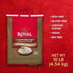 Royal Chef's Secret Basmati Rice - Premium Extra Long Grain White Rice, 10 lb Bag