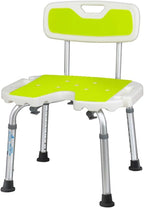 Shower Stool with Padded Seat - Shower Seat for Adults Seniors, Shower Bench Bath Chair for Bathroom Bathtub Showering or Leg Shaving, Max. 150kg