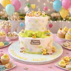 BiBo Duck Cake Topper Decorations Set, Mini Duck Figurine with Cupcake Toppers for One Lucky Duck Birthday Baby Shower Themed Party Favors Supplies