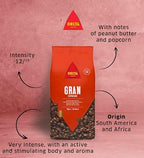 Delta Cafés Gran Espresso Whole Bean Coffee 1kg/35.2 oz – Medium Dark Roast Espresso Beans, Full-Bodied Coffee with Rich Crema & Intense Flavor