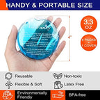 LotFancy Reusable Hand Warmer, 6 Click Activated Instant Heat Packs and 1 Wrap, Gel Heating Pad, Snap Hot Therapy Compress for Pain Relief, Outdoor & Small Portable Size