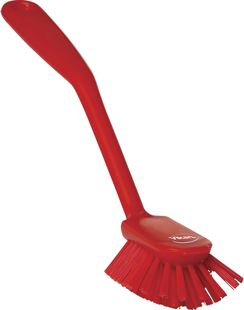 Vikan 42374 Brush,Dish,Scraping Edge,Medium,11",PP/PBT,Red