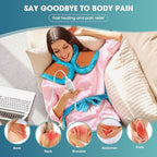 BOILEAU Electric Heating Pad for Neck and Shoulders and Back Pain Relief, Practical Birthday Gifts for Women Men Mom Dad Elderly,24"x33" Large Heating Heat Pad,Self Care Gifts for Him Her Wife Husband