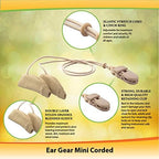 Ear Gear Mini Corded – Protect Hearing Aids from Dirt, Sweat, Moisture, Loss, Wind – Fits Hearing Instruments 1” to 1.25”