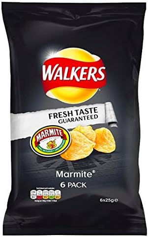 Marmite Crisps 6 Pack 150g