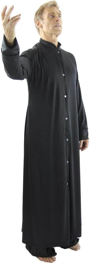 Danzcue Mens Praise Worship Dance Robe with Stand-up Collar