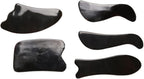 5pcs Natural Buffalo Horn Gua Board Set for Body Face Massage Multi- Scraping Tools to Promote Blood Circulation and Relax Muscles