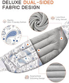 Microwave Heating Pad for Back with Moist Heat, Extra Large Microwavable Heating Wrap for Lumbar, Waist, Stomach, Shoulder, Neck Hot or Cold Pack, Reusable, Portable