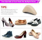 6 Pairs Shoe Filler Heel Pads Toe Cushion for Loose Shoe Foam Shoes Inserts Big Toe Plug Foot Brace Adjust Too Big Shoes for Men Women Sneakers, Heels, Flats, Boots