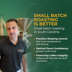 Liquid Gold Organic Coffee from Peru, Medium Roast Ground, 1 Bag 12 oz (340 Grams), Fairtrade, Single Origin Specialty Coffee From El Palto Farm, 100% Arabica Beans, Small Batch Roasted in USA