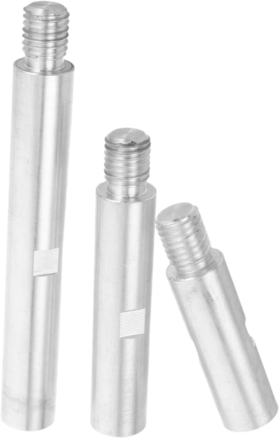 jojofuny 3pcs Angle Extension Rod Set for Polishing Machines Threaded Adapter for Electric Polishers Versatile Tool Accessory for Grinding and Buffing